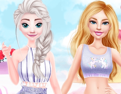 Barbi ve Elsa Şeker Diyarı